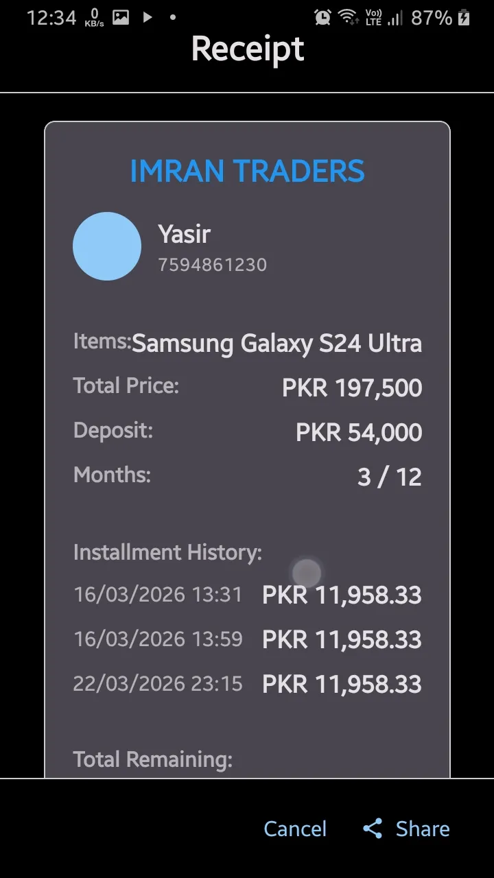 Qisty - Installment Management for Small Businesses screenshot 9